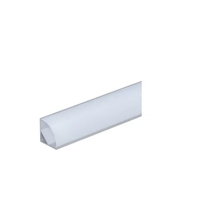 ALUMINIUM PROFILE ANGLE FOR LED STRIP GRAY BODY/WHITE COVER L=2m 16x16x10.5mm - Lighting by Luminance