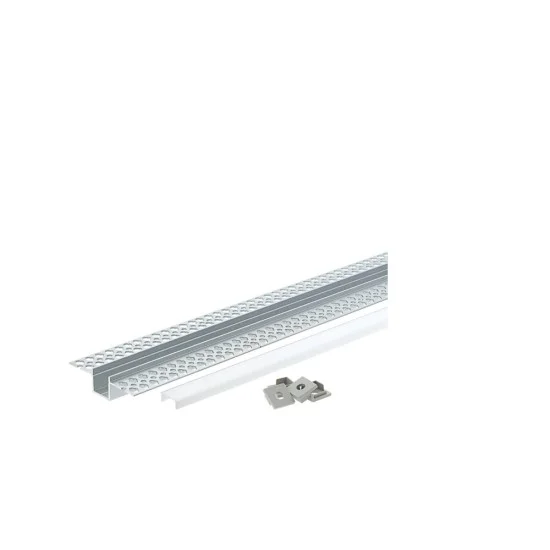 Alumiiniumprofiil LED-ribale hall korpus/valge kate L=2m 56x15x15mm - Valgustus Luminance'ilt
