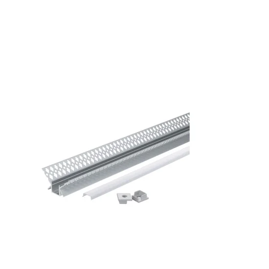 Alumiiniumprofiil LED-ribale hall korpus/valge kate L=2m 48x28mm - Valgustus Luminance'ilt