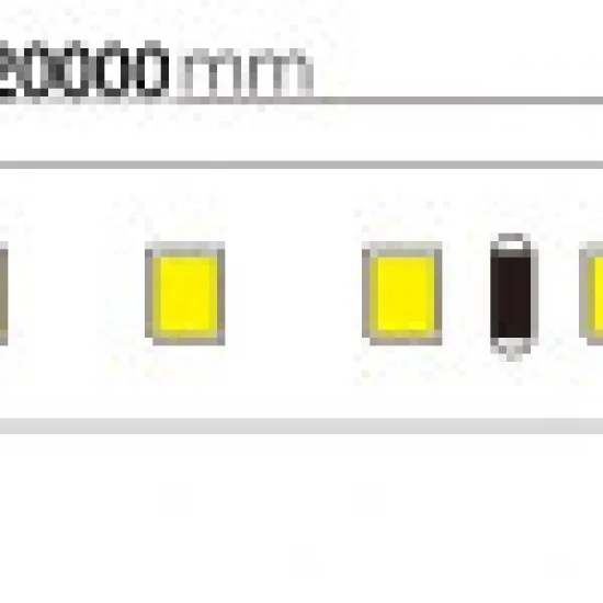 LED-riba 2835 24V 120LED/M 9W/M RA80 20M/rull 4500K - IP20 - Valgustus Luminance'ilt