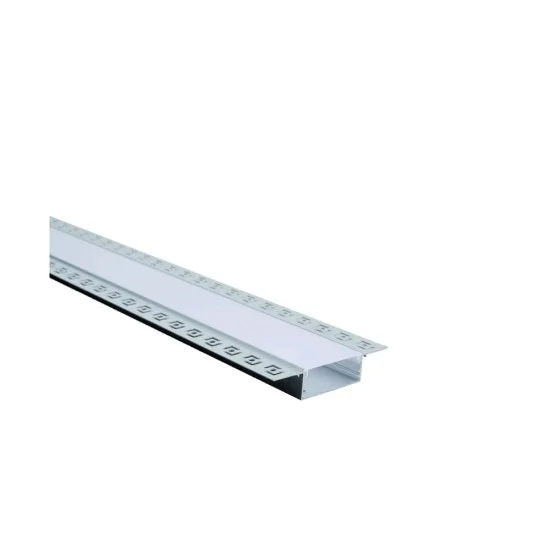 Alumiiniumprofiil LED-ribale SILVER korpus/valge kate L=2m - Valgustus Luminance'ilt