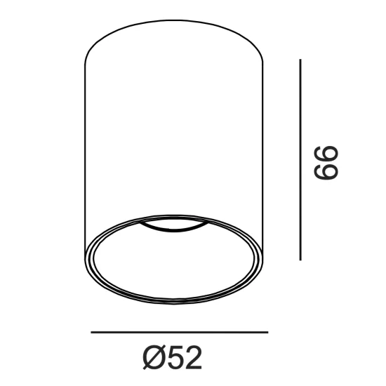 GHOST накладной светильник, Сахара беж - Освещение от Luminance