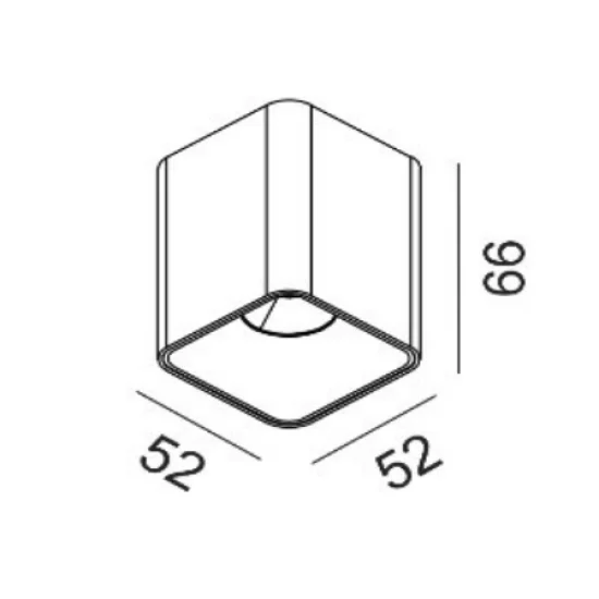 GHOST накладной светильник, белый - Освещение от Luminance