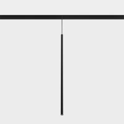 Suspended luminaire IN_LINE TUB XS P, Black, 3000K - Lighting by Luminance