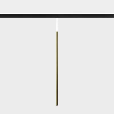 Suspended luminaire IN_LINE TUB XS P, Brass - Black, 3000K - Lighting by Luminance