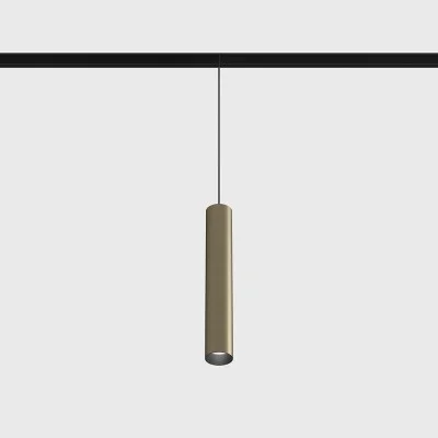 Suspended luminaire IN_LINE TUB S P 200, Bronze - Black, 3000K - Lighting by Luminance
