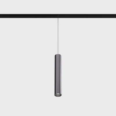Suspended luminaire IN_LINE TUB S P 200, Diamond black - Black, 4000K - Lighting by Luminance