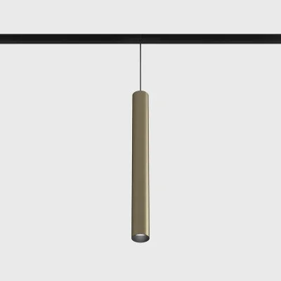 Suspended luminaire IN_LINE TUB S P 300, Bronze - Black, 3000K - Lighting by Luminance