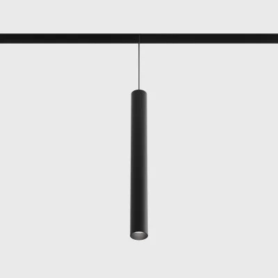Suspended luminaire IN_LINE TUB S P 300, Black, 4000K - Lighting by Luminance