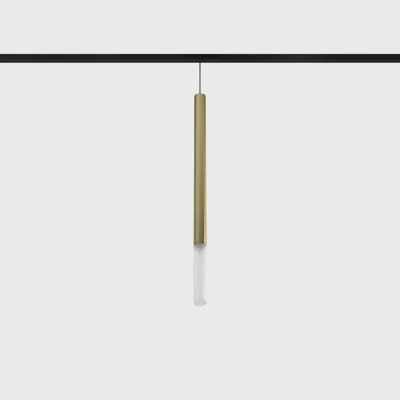Suspended luminaire IN_LINE MATCH 450, Brass, 3000K - Lighting by Luminance
