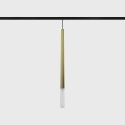 Suspended luminaire IN_LINE MATCH 550, Brass, 3000K - Lighting by Luminance