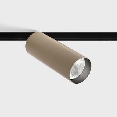 Spotlight IN_LINE TUB M A 140, Sahara beige - Black, 4000K - Lighting by Luminance