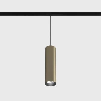Suspended luminaire IN_LINE TUB M P 200, Bronze - Black, 3000K - Lighting by Luminance