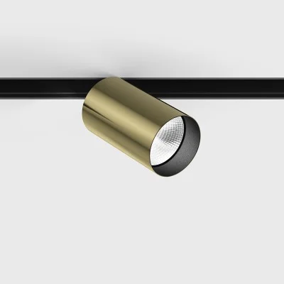 Spotlight IN_LINE TUB M A 90, Brass - Black, 4000K - Lighting by Luminance