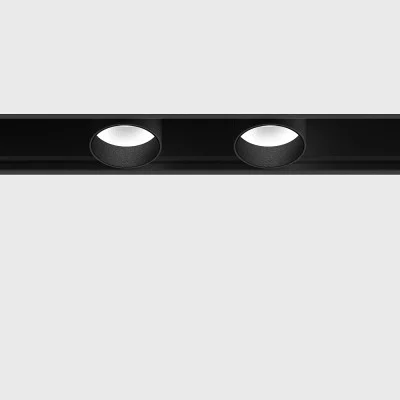 Spotlight IN_LINE TUB XS A 22 X2, Black, 3000K - Lighting by Luminance