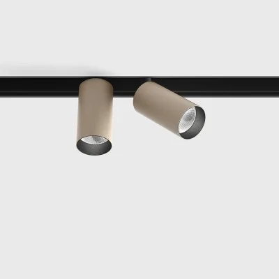 Спот IN_LINE TUB S A 60 X2, Сахара бежевый - Черный, 4000K - Освещение от Luminance