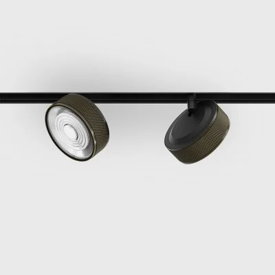 IN_LINE SOL MINI spot light, Bronze - Black, 3000K - Lighting by Luminance