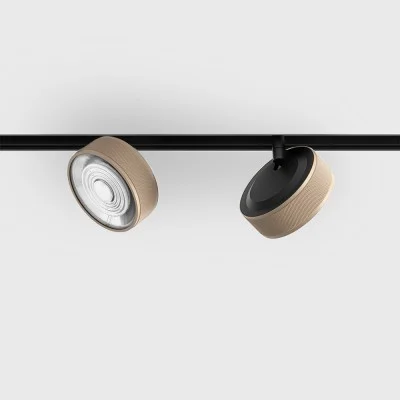 IN_LINE SOL MINI spot light, Sahara beige - Black, 4000K - Lighting by Luminance