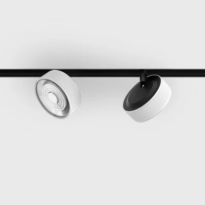 IN_LINE SOL MINI spot light, White - Black, 4000K, 2 GROUP, ON/OFF - Lighting by Luminance