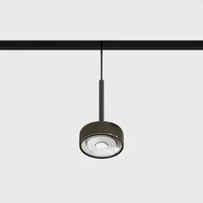 Suspended luminaire IN_LINE SOL MINI P, Bronze - Black, 4000K - Lighting by Luminance