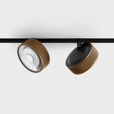 IN_LINE SOL spot light, Coffee - Black, 3000K - Lighting by Luminance