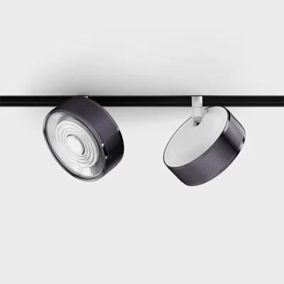 IN_LINE SOL spot light, Diamond black - White, 3000K, DALI - Lighting by Luminance