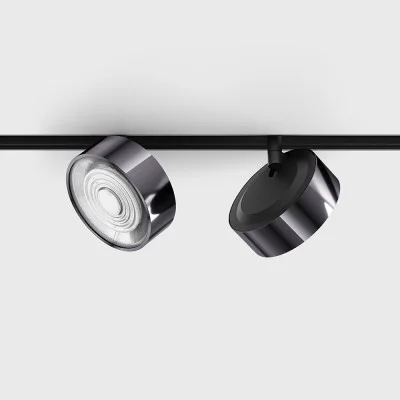 IN_LINE SOL spot light, Diamond black - Black, 3000K, DALI - Lighting by Luminance