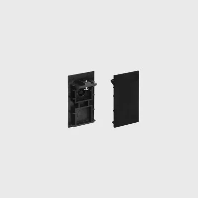IN_LINE END CAP R/S End cap for recessed & surface, Black - Lighting by Luminance