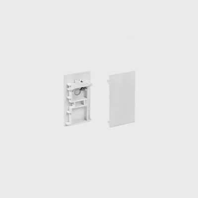 IN_LINE END CAP R/S End cap for recessed & surface, White - Lighting by Luminance