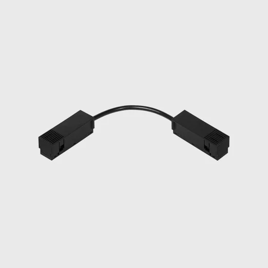 IN_LINE ELECTRICAL JOINT FLEX connector for tack, Must - Valgustus Luminance'ilt