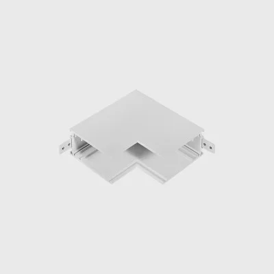 IN_LINE CORNER S IN Surface "L" track Connector Сeiling to Wall in-installation, White - Lighting by Luminance