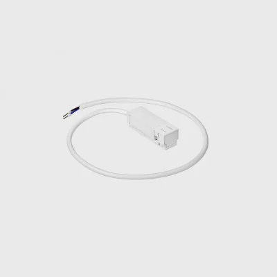 IN_LINE LIVE END 1500 live end for track with 150cm cable, White - Lighting by Luminance
