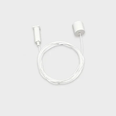 IN_LINE SUSP KIT hanging white wire for surface track - Lighting by Luminance
