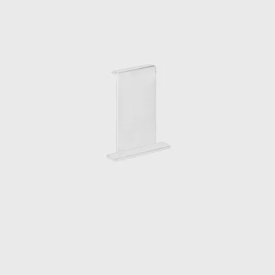 End cap for recessed IN_LINE END CAP T, White - Lighting by Luminance