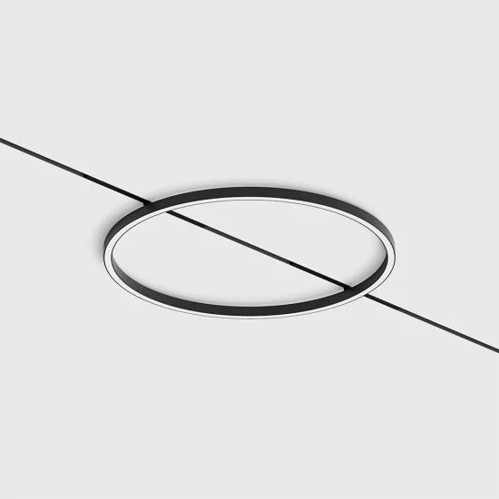 MICRO_LINE AURA S OUT rõngasvalgusti, Must - Valgustus Luminance'ilt