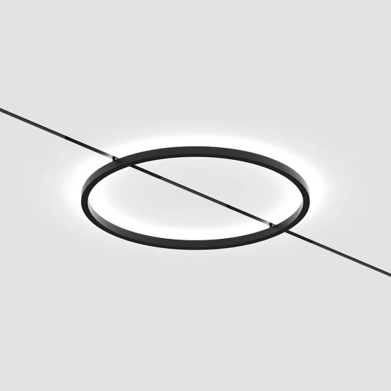 MICRO_LINE AURA S IN rõngasvalgusti, Must - Valgustus Luminance'ilt