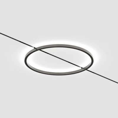 MICRO_LINE AURA S IN кольцевой светильник, Полуночный синий - Черный - Освещение от Luminance