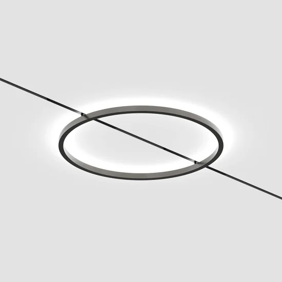 MICRO_LINE AURA S IN rõngasvalgusti, Keskooksinine - Must - Valgustus Luminance'ilt