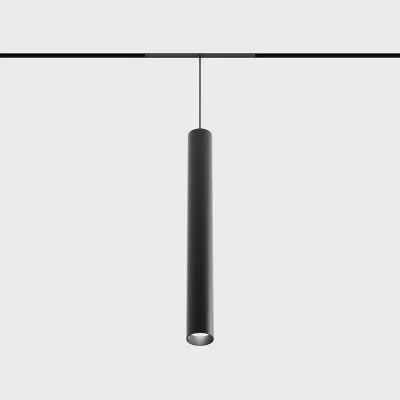 Suspended luminaire MICRO_LINE TUB S P 300, Black - Lighting by Luminance