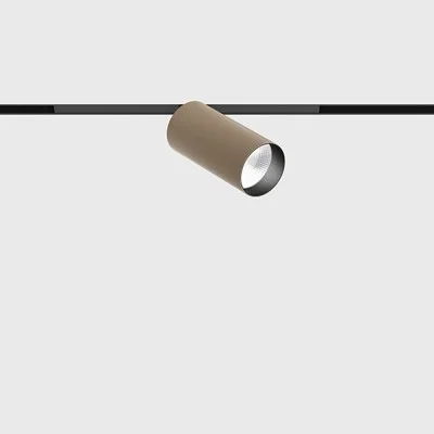 Spotlight MICRO_LINE TUB S A 60, Sahara beige - Black - Lighting by Luminance
