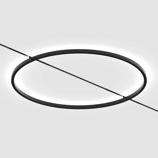 MICRO_LINE AURA M IN rõngasvalgusti, Must - Valgustus Luminance'ilt