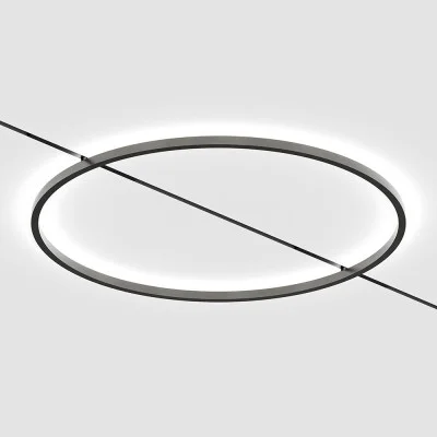 MICRO_LINE AURA M IN кольцевой светильник, Полуночный синий - Черный - Освещение от Luminance