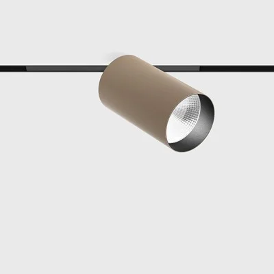 Spotlight MICRO_LINE TUB M A 90, Sahara beige - Black - Lighting by Luminance