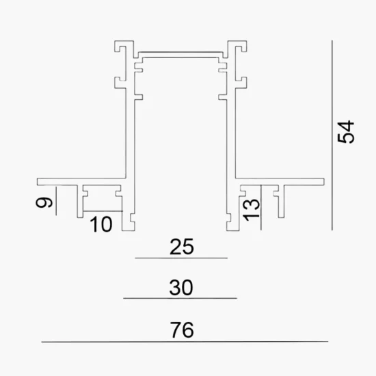 IN_LINE TRACK R 2m, valge - Valgustus Luminance'ilt