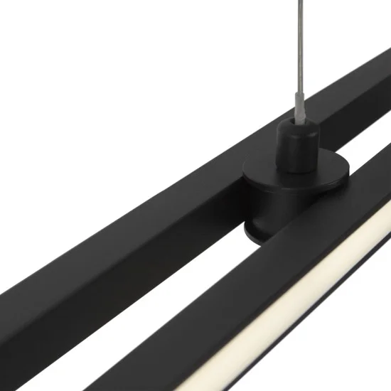 Rippvalgusti Halo, Must - Valgustus Luminance'ilt