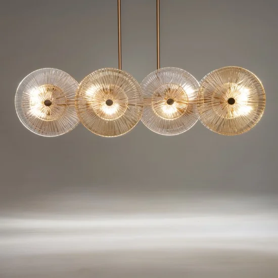 Rippvalgusti Aster, Kuldne - Valgustus Luminance'ilt