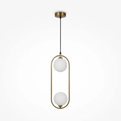 Pendant luminaire Ring, Copper, D120 mm H540 mm - Lighting by Luminance