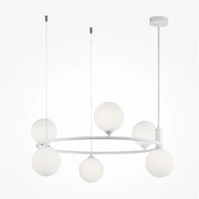 Pendant luminaire Ring, White - Lighting by Luminance