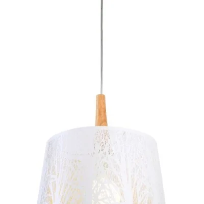 Pendant luminaire Lantern, White - Lighting by Luminance