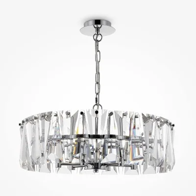 Pendant luminaire Puntes, Chrome, D517 mm H438 mm - Lighting by Luminance